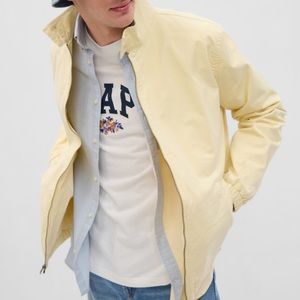 NWT GAP Harrington jacket, yellow, size L